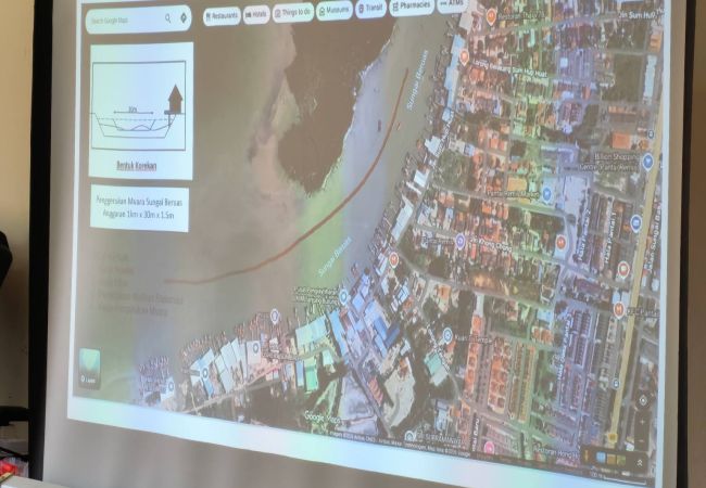 LAWATAN DAN PEMAKLUMAN CADANGAN KERJA JANGKA PENDEK MUARA SUNGAI BERUAS, PANTAI REMIS, DAERAH MANJUNG, PERAK DARUL RIDZUAN