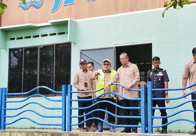 LAWATAN KERJA DAN KENYATAAN MEDIA BERKENAAN ISU BANJIR TERMENUNG DI DAERAH BAGAN DATUK