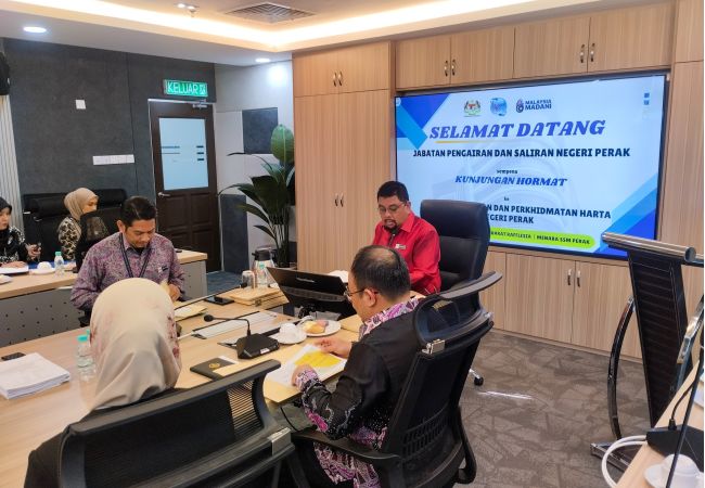 KUNJUNGAN HORMAT PPSN KE JABATAN PENILAIAN DAN PERHIDMATAN HARTA NEGERI PERAK