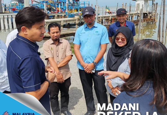 LAWATAN KERJA OLEH PEGAWAI KHAS KEPADA TIMBALAN PERDANA MENTERI II KE PANTAI REMIS, PERAK