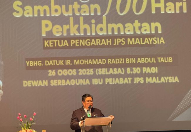 MAJLIS SAMBUTAN 100 HARI KETUA PENGARAH JPS MALAYSIA DAN SAMBUTAN HARI KEBANGSAAN PERINGKAT JPS MALAYSIA