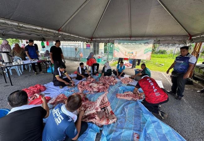 PROGRAM AGIHAN DAN MEMASAK DAGING KORBAN PERINGKAT IBU PEJABAT, JPS PERAK TAHUN 2025